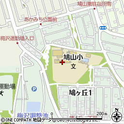 鳩山町立鳩山小学校周辺の地図