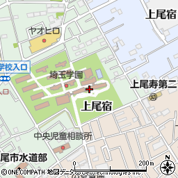 埼玉県立埼玉学園周辺の地図
