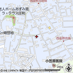 埼玉県春日部市西金野井62周辺の地図