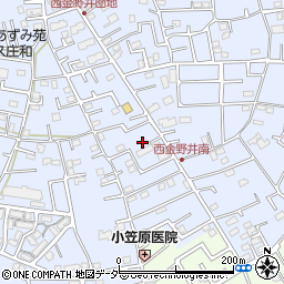 埼玉県春日部市西金野井10周辺の地図