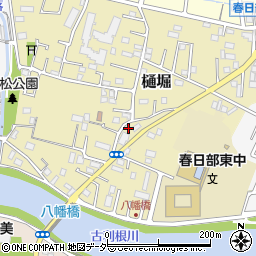 埼玉県春日部市樋堀173周辺の地図