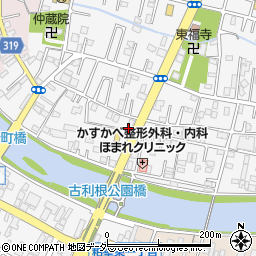埼玉県春日部市八丁目76周辺の地図