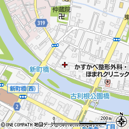 埼玉県春日部市八丁目45周辺の地図
