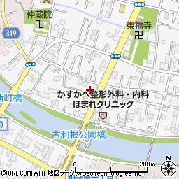 埼玉県春日部市八丁目74周辺の地図