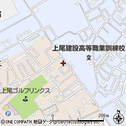埼玉県上尾市二ツ宮1004-1周辺の地図