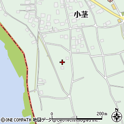 茨城県つくば市小茎37周辺の地図