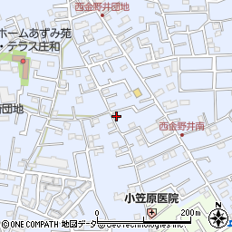 埼玉県春日部市西金野井13周辺の地図