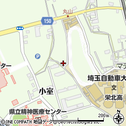 埼玉県北足立郡伊奈町小室1188周辺の地図