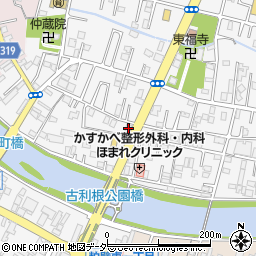 埼玉県春日部市八丁目82周辺の地図