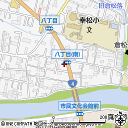 埼玉県春日部市八丁目221-6周辺の地図