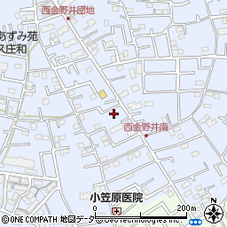 埼玉県春日部市西金野井12周辺の地図