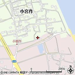 茨城県鹿嶋市小宮作783周辺の地図