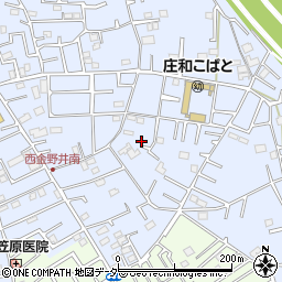 埼玉県春日部市西金野井1837周辺の地図