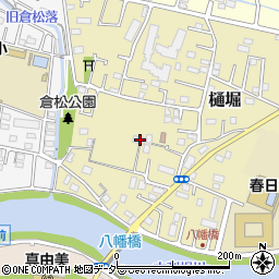 埼玉県春日部市樋堀320周辺の地図