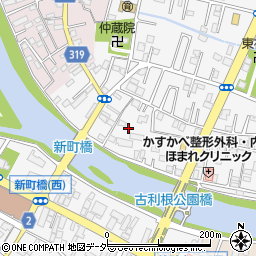 埼玉県春日部市八丁目46周辺の地図