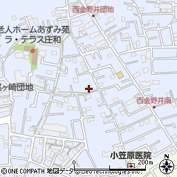 埼玉県春日部市西金野井57周辺の地図