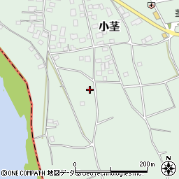 茨城県つくば市小茎181周辺の地図