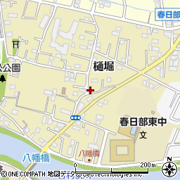 埼玉県春日部市樋堀171周辺の地図