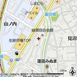 埼玉県蓮田市綾瀬24周辺の地図