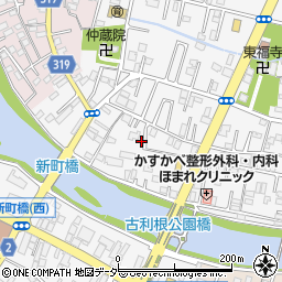 埼玉県春日部市八丁目56周辺の地図