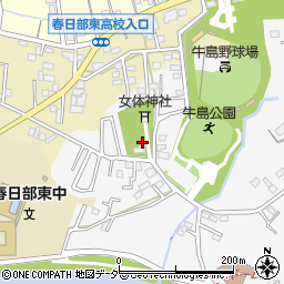 埼玉県春日部市牛島605周辺の地図