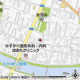埼玉県春日部市八丁目250周辺の地図