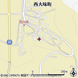 福井県福井市西大味町31周辺の地図
