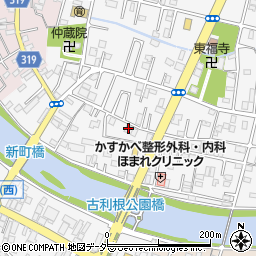 埼玉県春日部市八丁目64周辺の地図