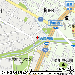 萩原コーポ３周辺の地図