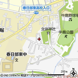 埼玉県春日部市牛島602周辺の地図