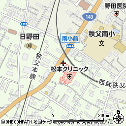 秩父薬剤師会調剤センター日野田薬局周辺の地図