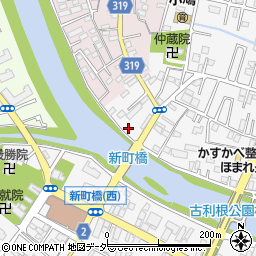 埼玉県春日部市八丁目30周辺の地図