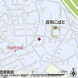 埼玉県春日部市西金野井1835周辺の地図