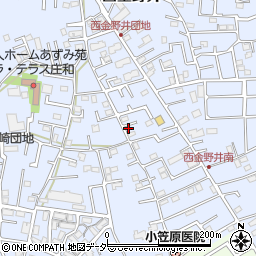 埼玉県春日部市西金野井17周辺の地図