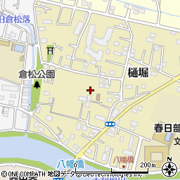 埼玉県春日部市樋堀周辺の地図