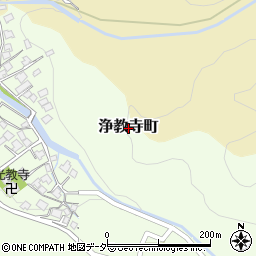 福井県福井市浄教寺町周辺の地図