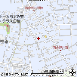 埼玉県春日部市西金野井18周辺の地図