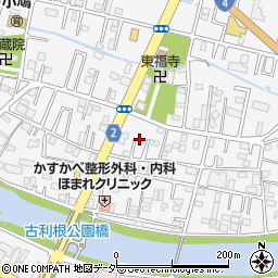 埼玉県春日部市八丁目254-6周辺の地図