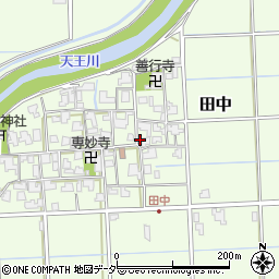 福井県丹生郡越前町田中周辺の地図