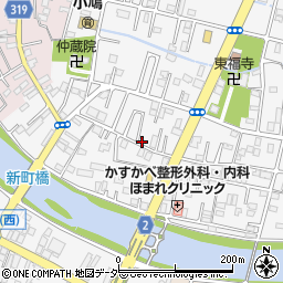 埼玉県春日部市八丁目275-14周辺の地図