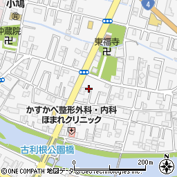 埼玉県春日部市八丁目255周辺の地図