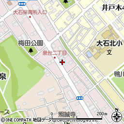埼玉ガス販売株式会社周辺の地図