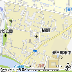 埼玉県春日部市樋堀223周辺の地図
