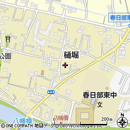 埼玉県春日部市樋堀170周辺の地図