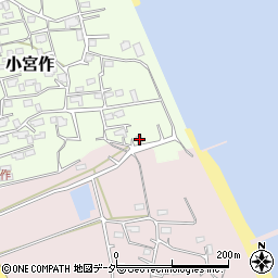 茨城県鹿嶋市小宮作786周辺の地図