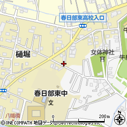 埼玉県春日部市樋堀83周辺の地図