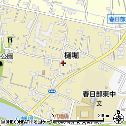 埼玉県春日部市樋堀168周辺の地図