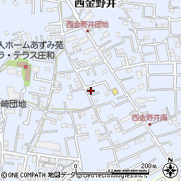 埼玉県春日部市西金野井28周辺の地図