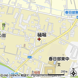 埼玉県春日部市樋堀169周辺の地図