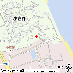 茨城県鹿嶋市小宮作1068周辺の地図